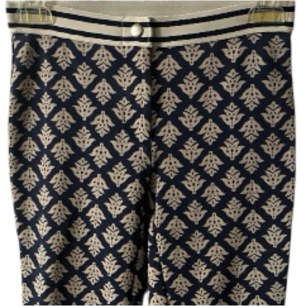 Crewcuts Pants, Sz 14, Geometric print, Gray, Navy, EUC, cotton blend - Picture 3 of 10